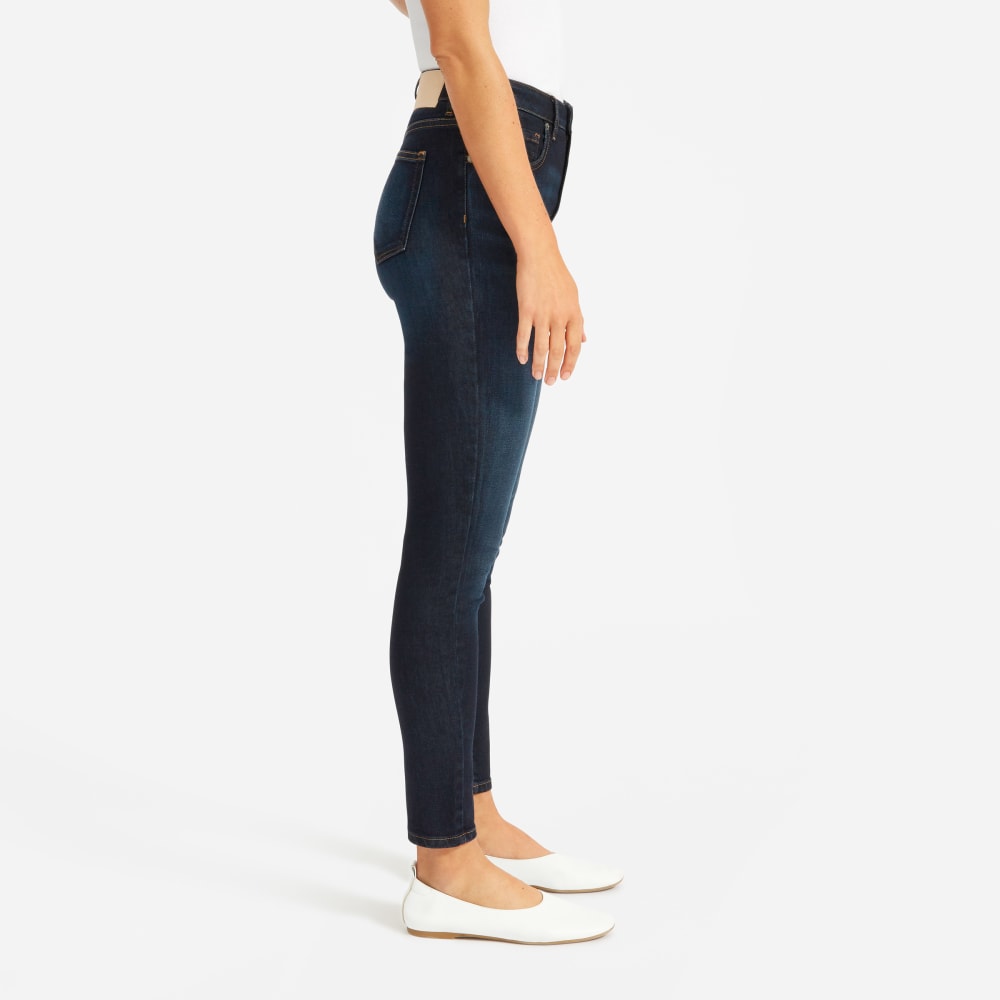 The Curvy Authentic Stretch High-Rise Skinny Jean | Dark Blue Wash | 28.5" Inseam