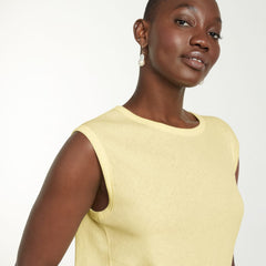 The Air Muscle Tank  | Pastel Yellow