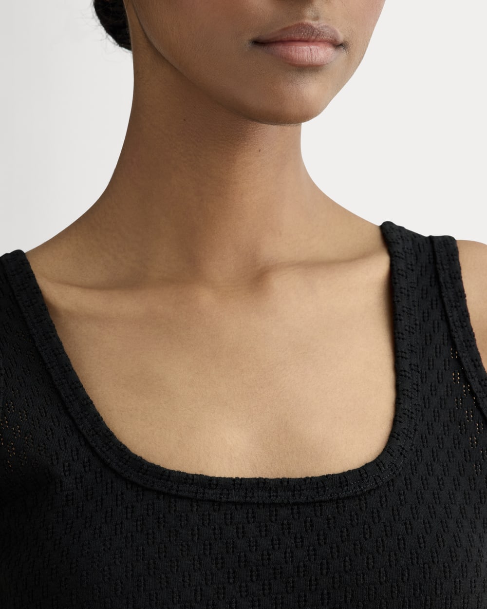 The Pointelle Cami | Black