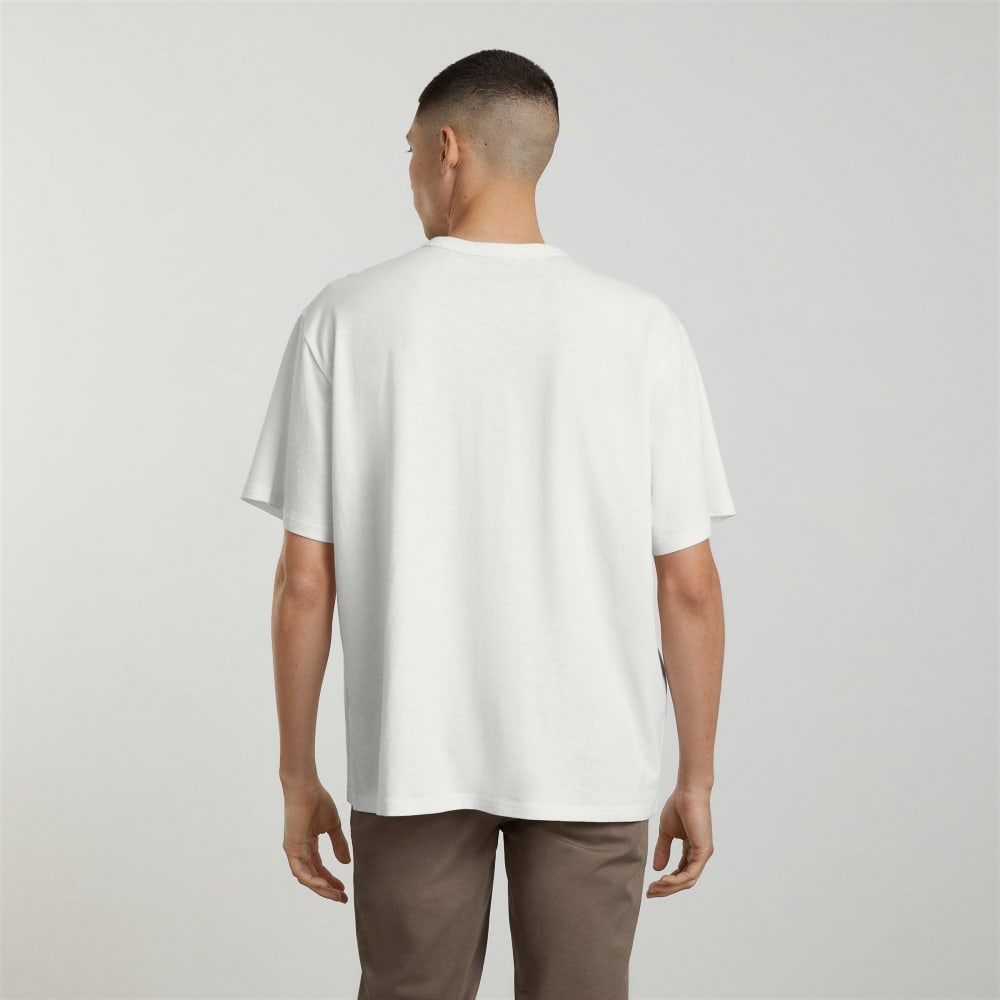 The Everyone Relaxed Hemp Tee | White