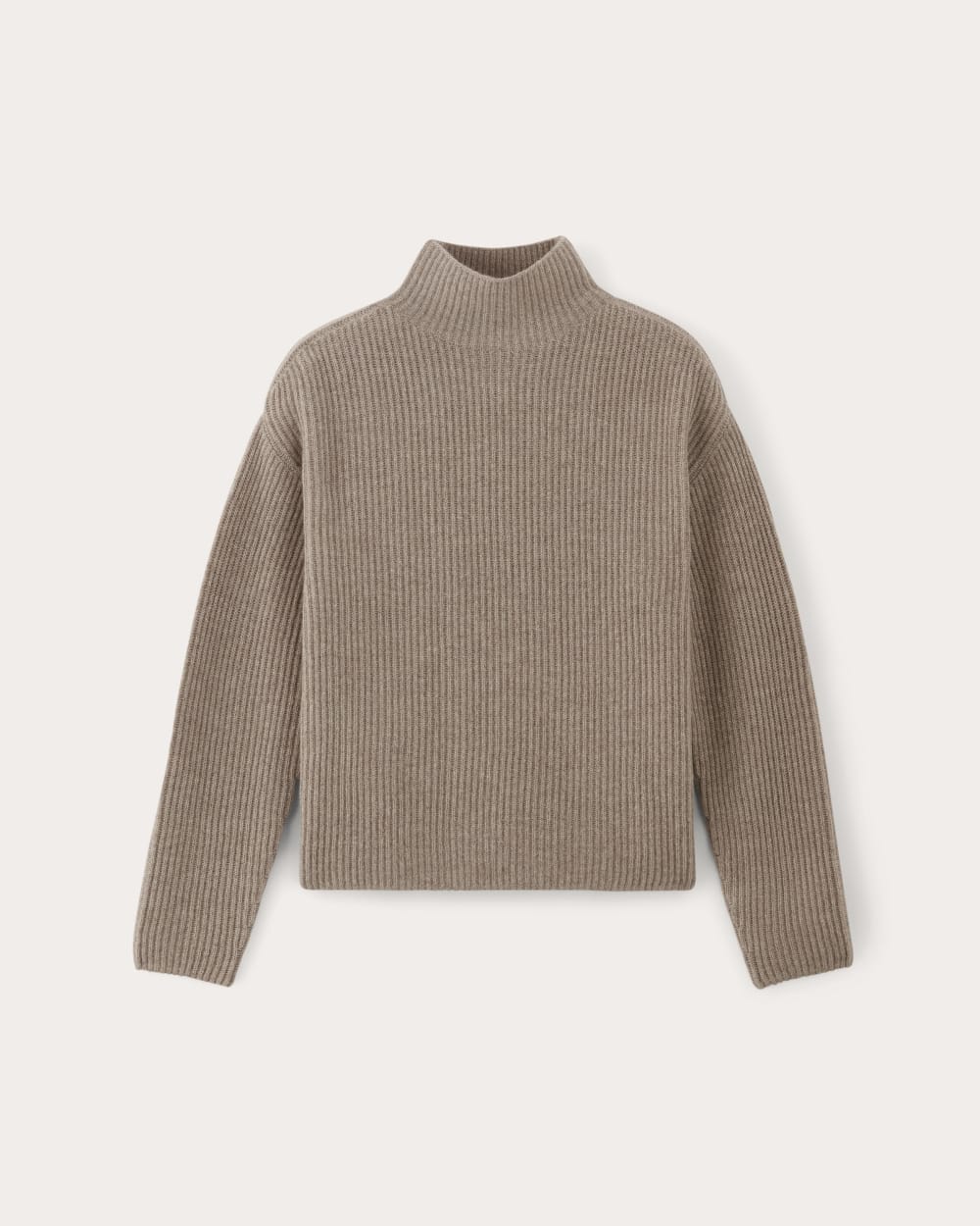 The Fisherman Turtleneck in Wool Cashmere | Oatmeal