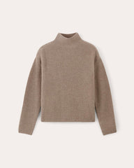 The Fisherman Turtleneck in Wool Cashmere | Oatmeal