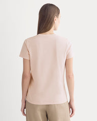 The Slim Crew in Essential Cotton | Soft Rose