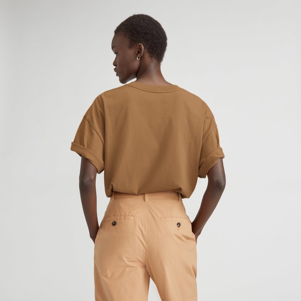 The Organic Cotton Relaxed Pocket Tee | Toasted Coconut