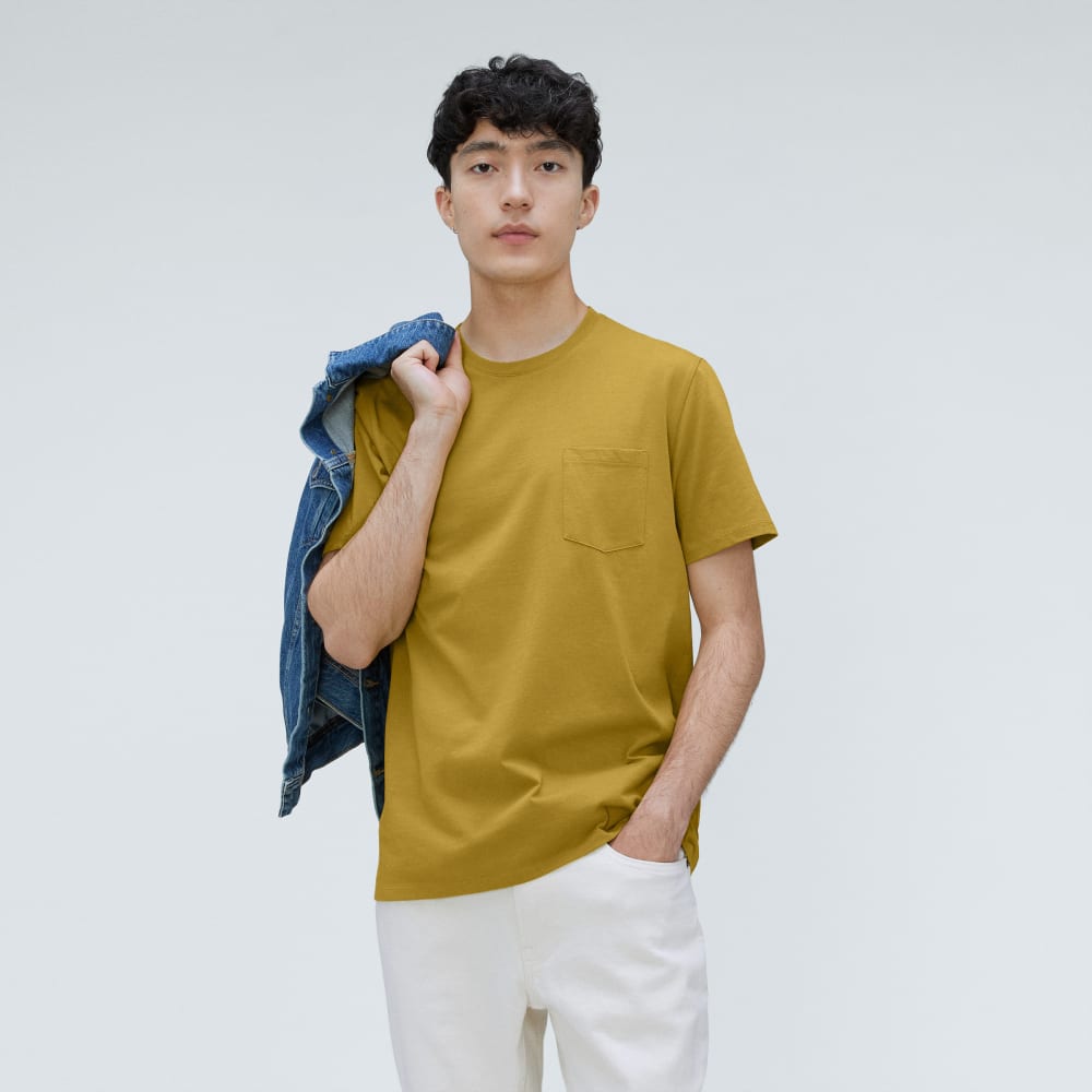 The Organic Cotton Pocket Tee | Golden Palm