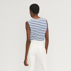 The Mariner Tank | Canvas Tan / Mazarine Blue