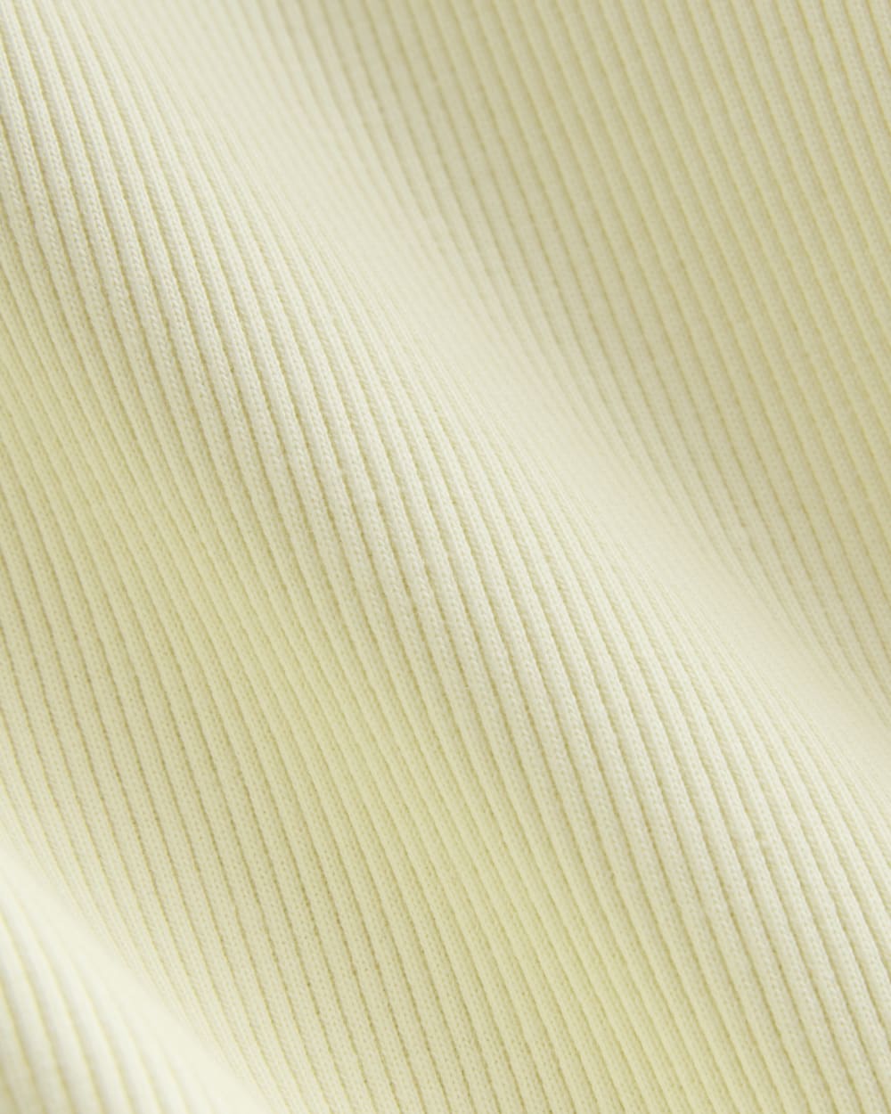 The '90s Rib Tee | Light Yellow