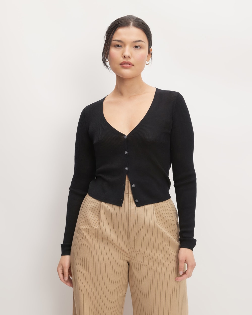 The Cardigan in Ultrasoft Merino | Black