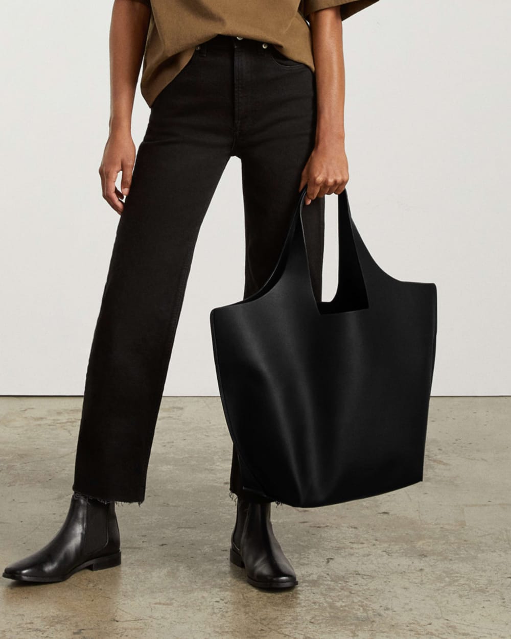 The Cactus Triangle Tote | Black