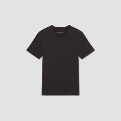 The Essential Organic V-Neck Tee | Vintage Black