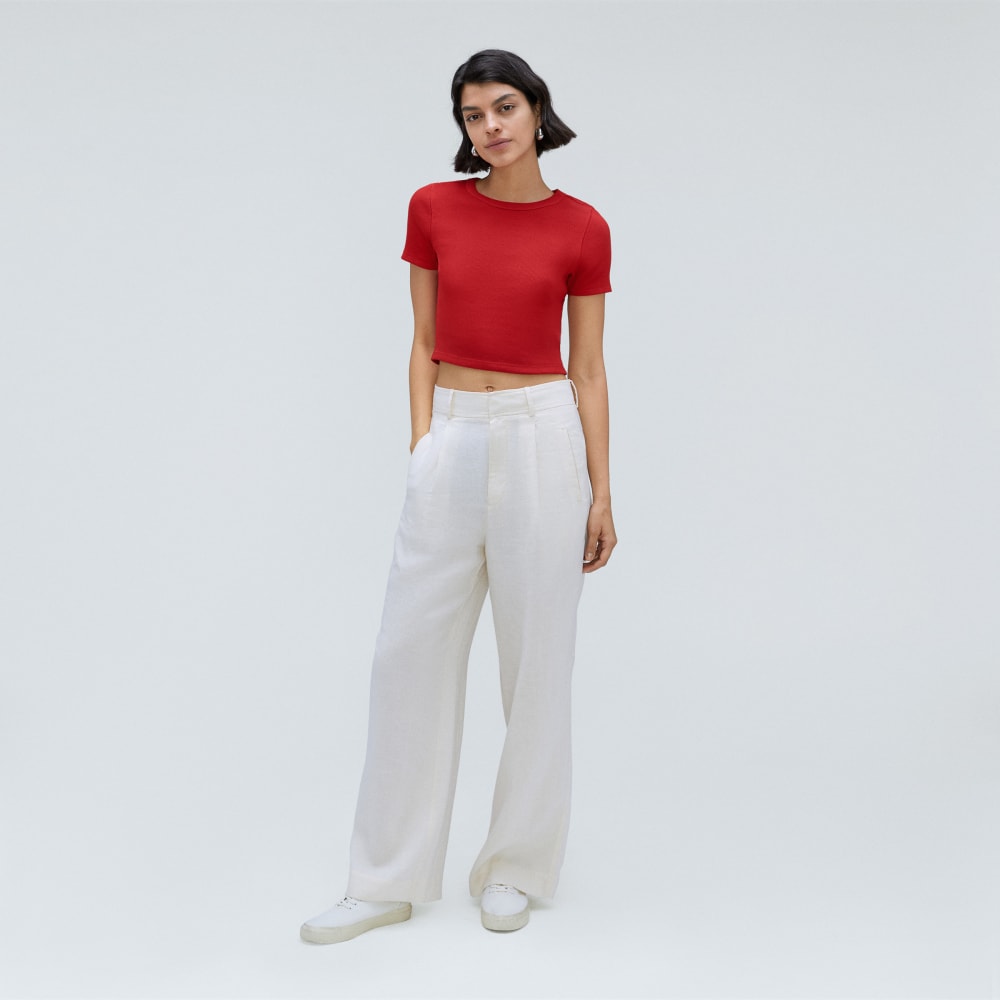 The '90s Rib Tee | Ruby