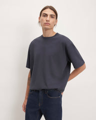 The Premium-Weight Relaxed Crew | Uniform | Deep Navy