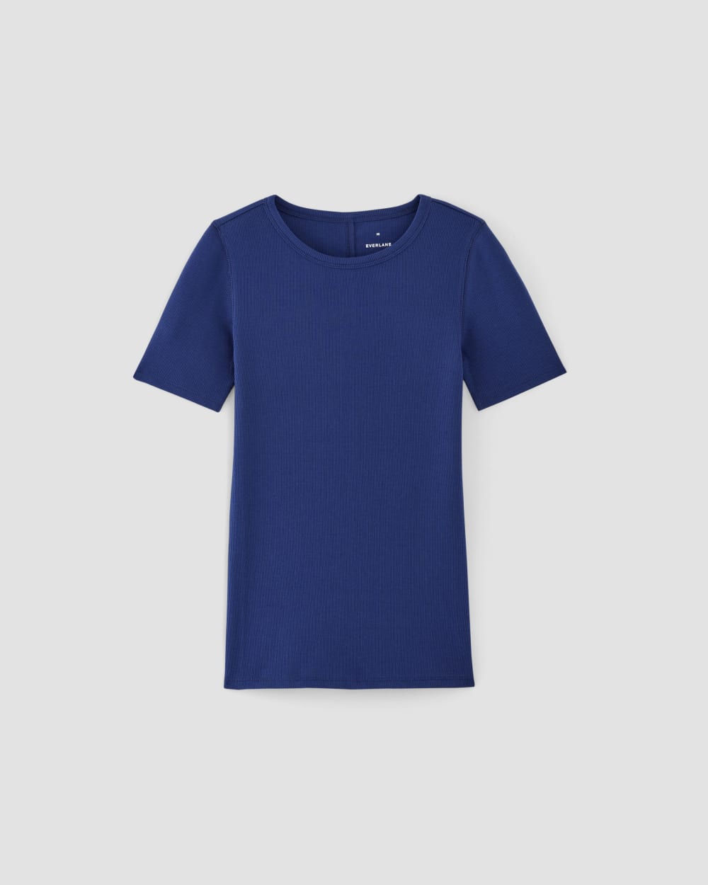 The Luxe Rib Crew | Bellwether Blue