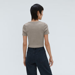 The '90s Rib Tee | Clay