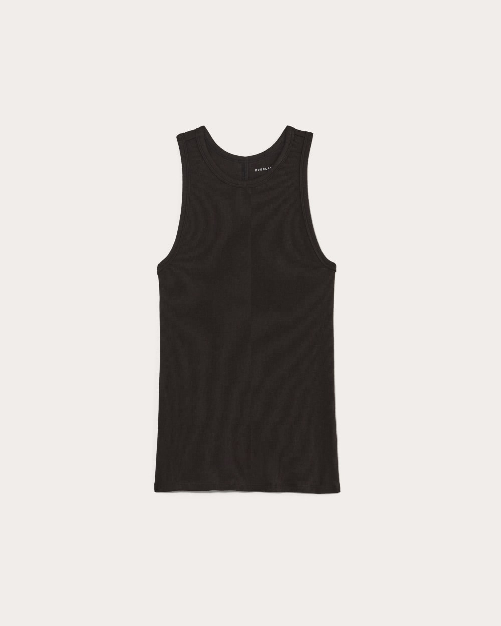 The Luxe Rib Racerback Tank | Black