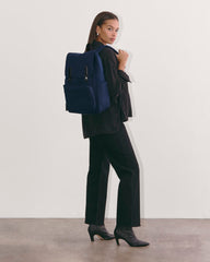 The Canvas Backpack | Navy