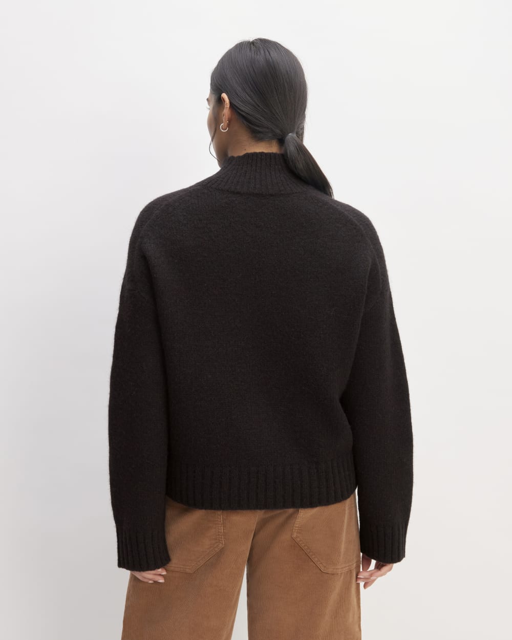 The Cloud Oversized Turtleneck | Black