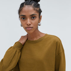 The Organic Cotton Long-Sleeve Tee | Tapenade