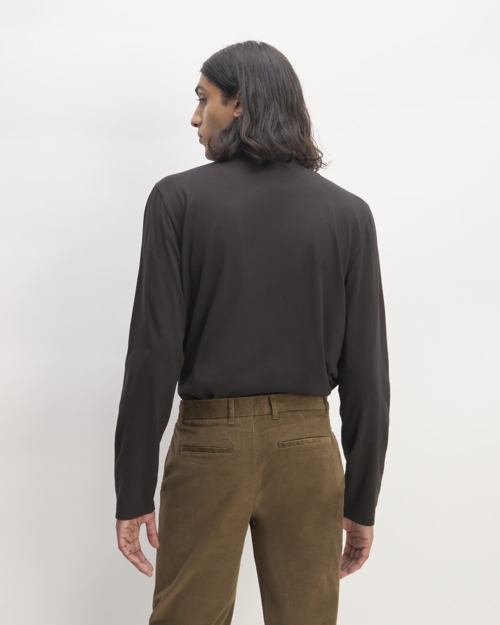 The Organic Cotton Long-Sleeve Turtleneck | Black