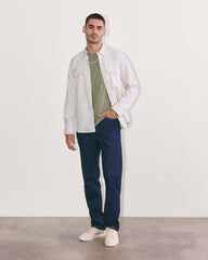 The Premium-Weight Crew | Uniform | Heather Sage Green