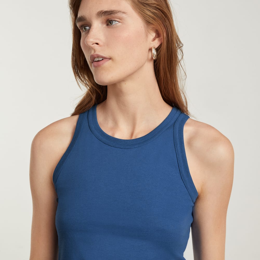 The Tank in Essential Cotton | Deep Blue