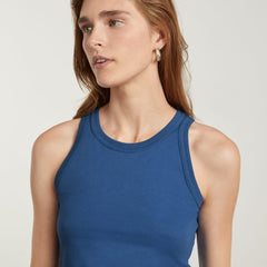 The Tank in Essential Cotton | Deep Blue