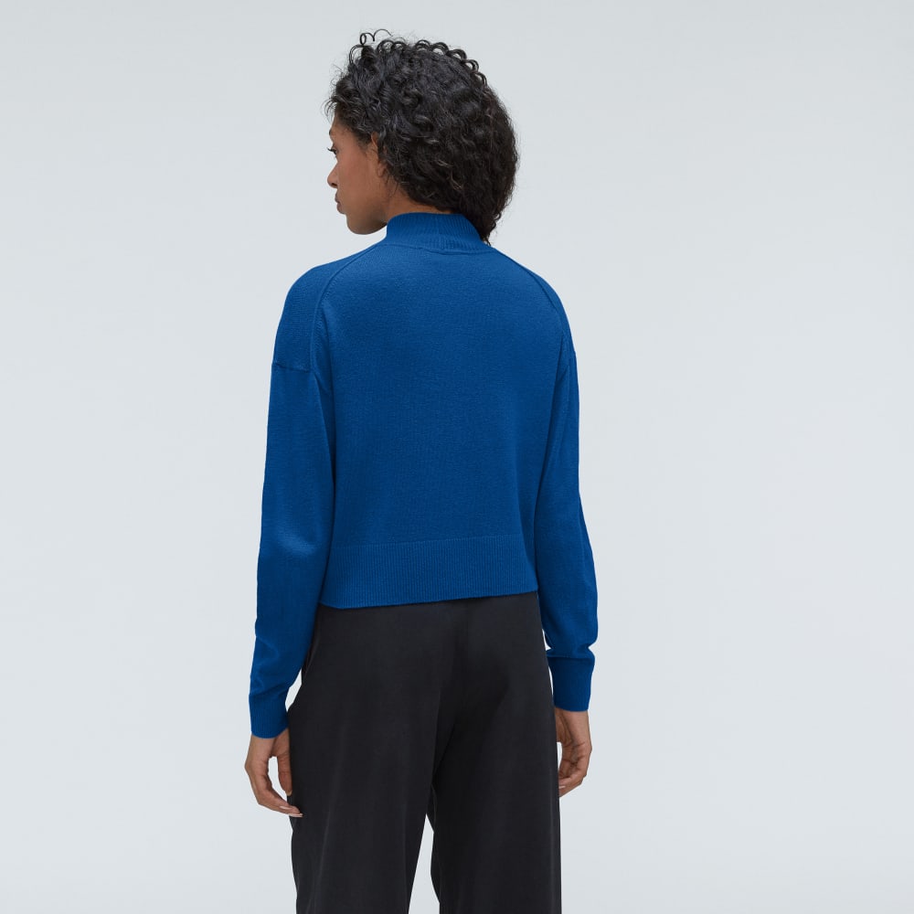 The Luxe Merino Turtleneck | Lapis Blue