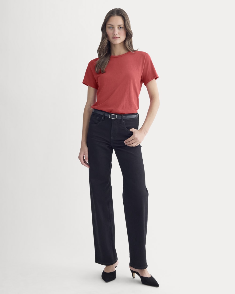 The Slim Air Tee | Vintage Red