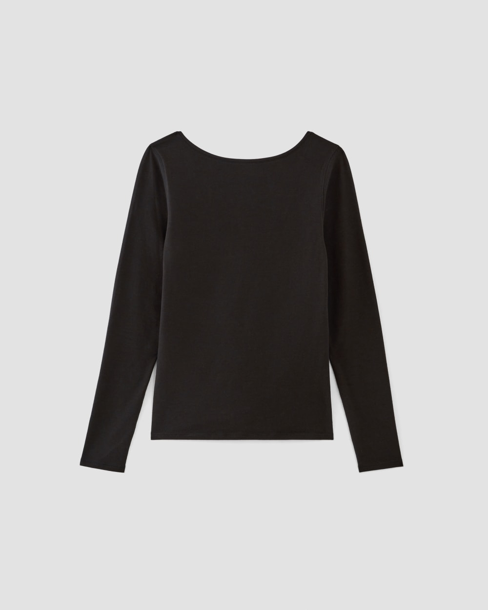 The Supima® Form Scoop-Back Tee | Black