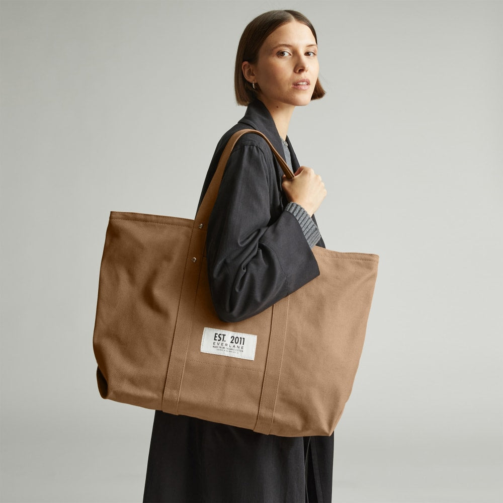 The Organic Canvas Weekender | Cappuccino