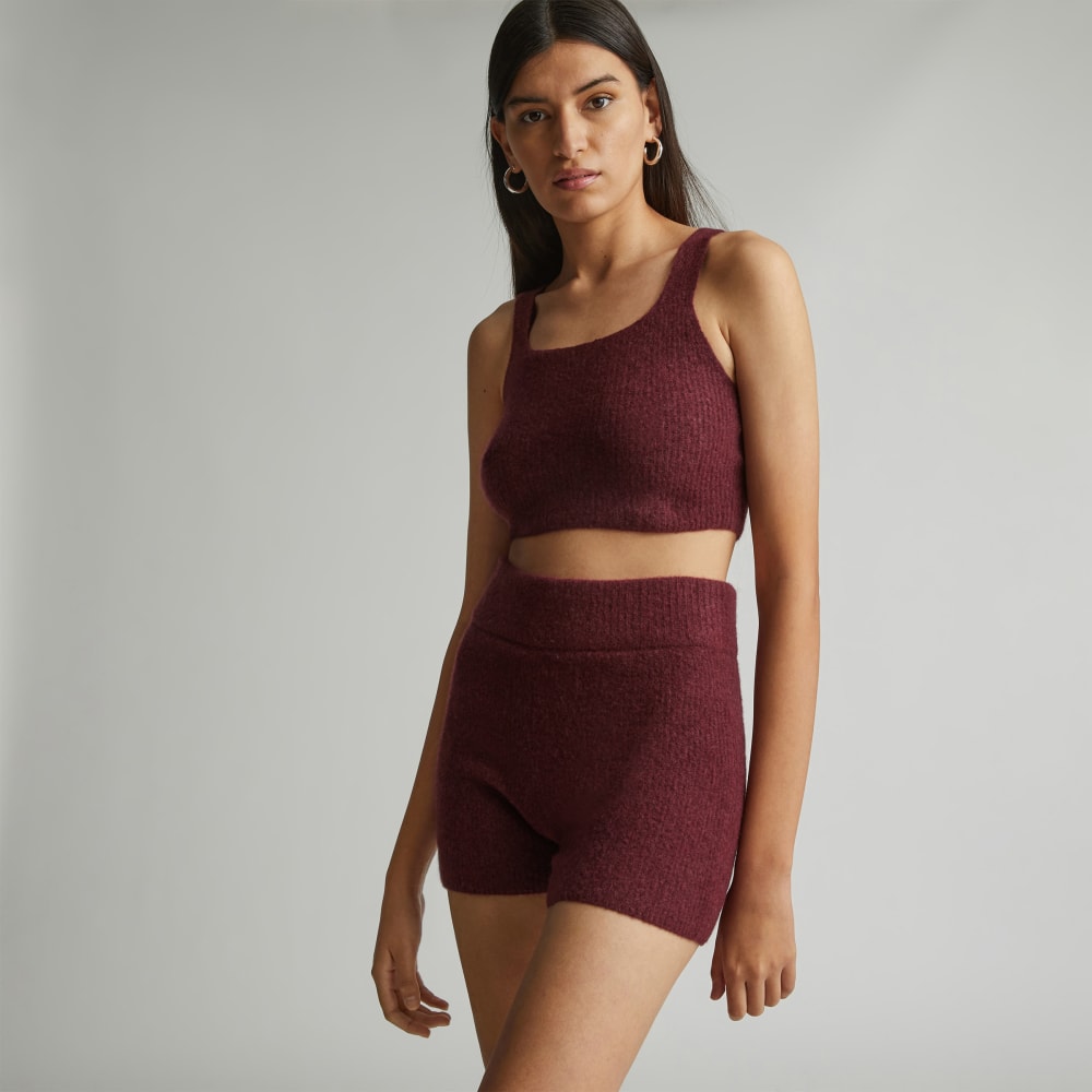 The Cozy-Stretch Short | Brandy