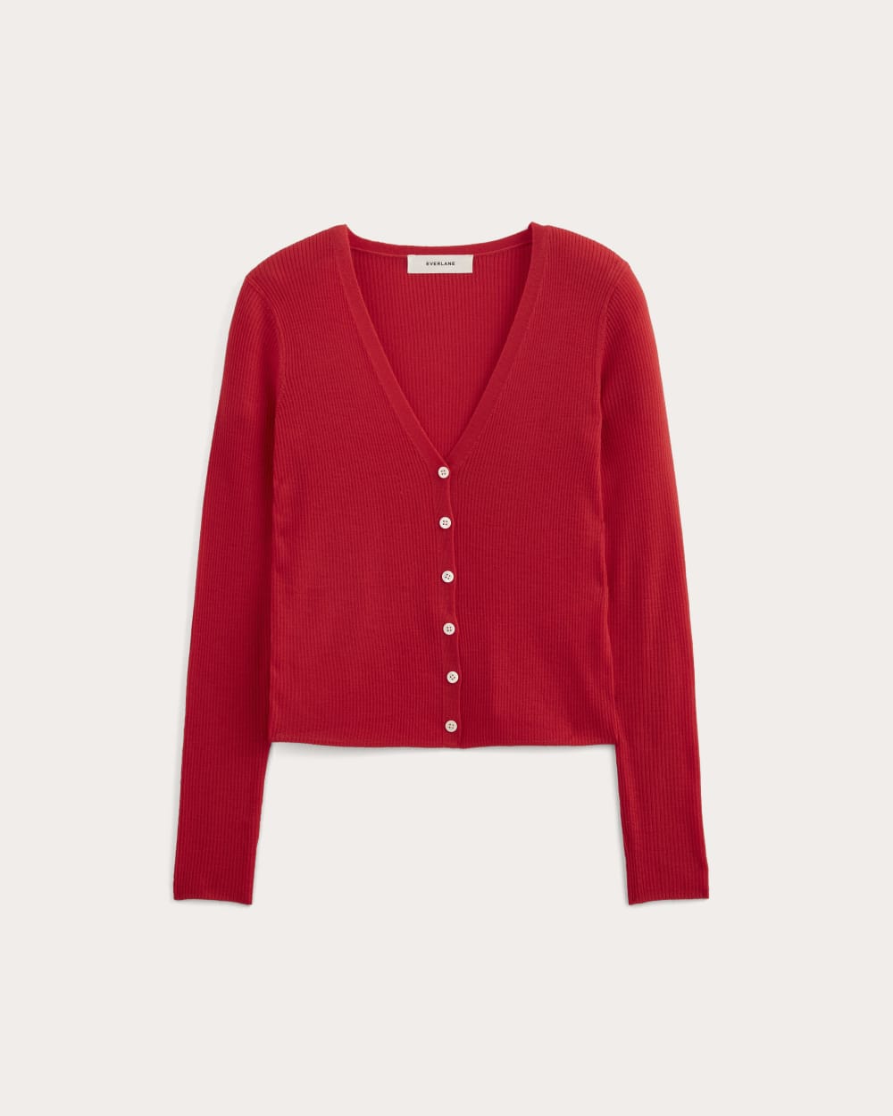 The Cardigan in Ultrasoft Merino | Classic Red