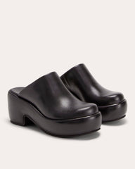 The Puffa Clog | Black