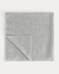 The Cashmere Feather Scarf | Heathered Grey