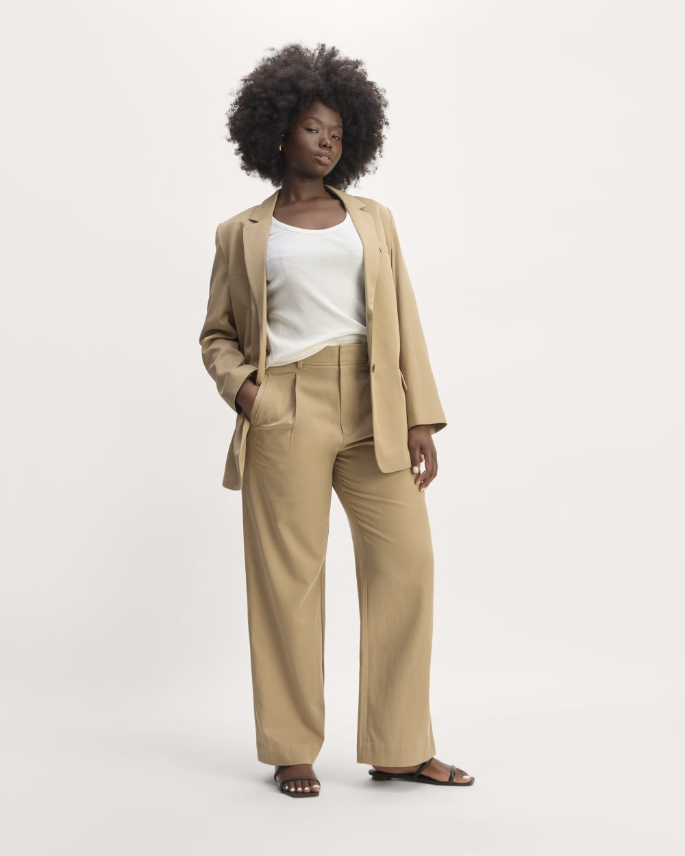 The Vintage Rib Scoop-Neck Top | Bone