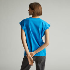 The Muscle Tee in Essential Cotton | Brilliant Blue