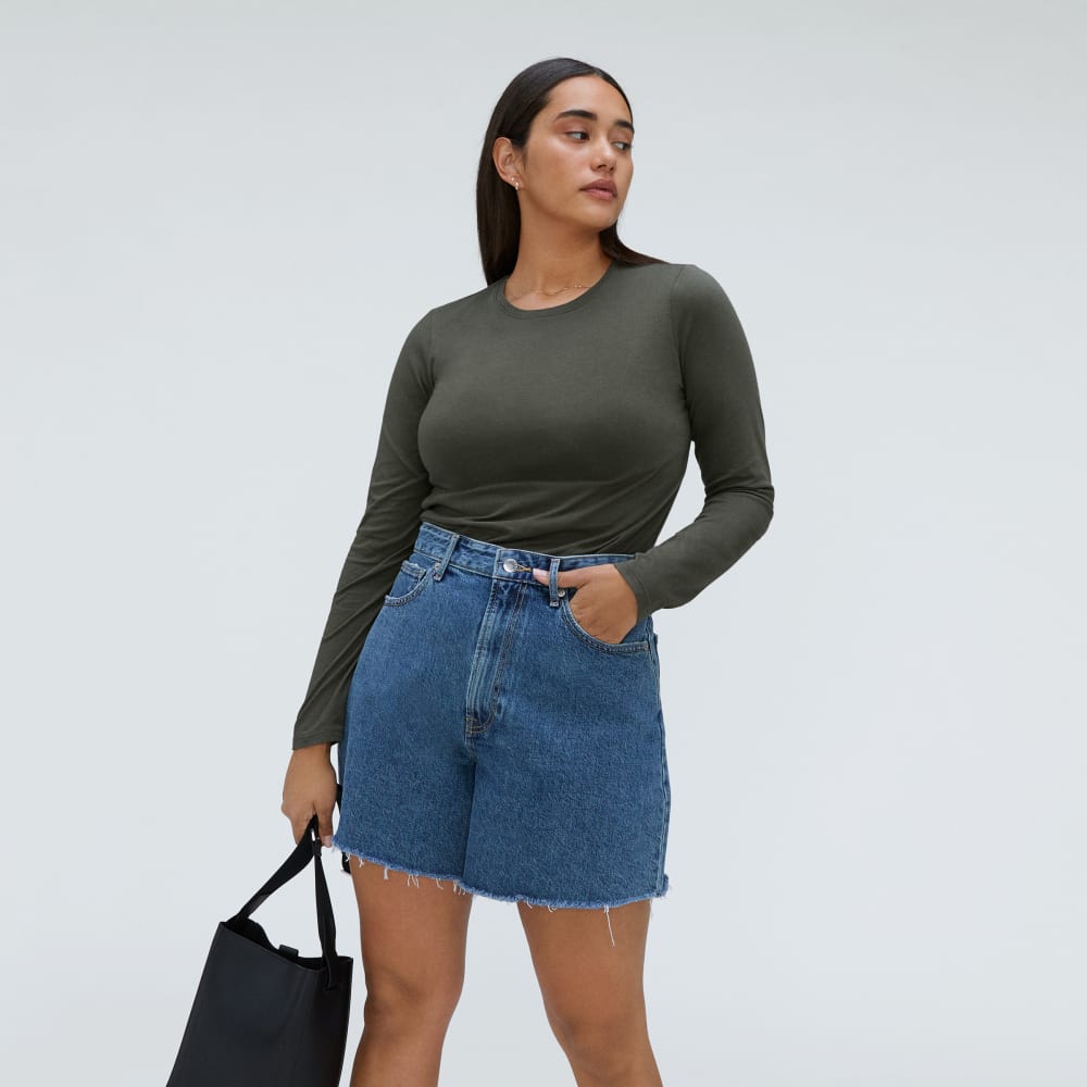 The Organic Cotton Long-Sleeve Crew | Kambaba