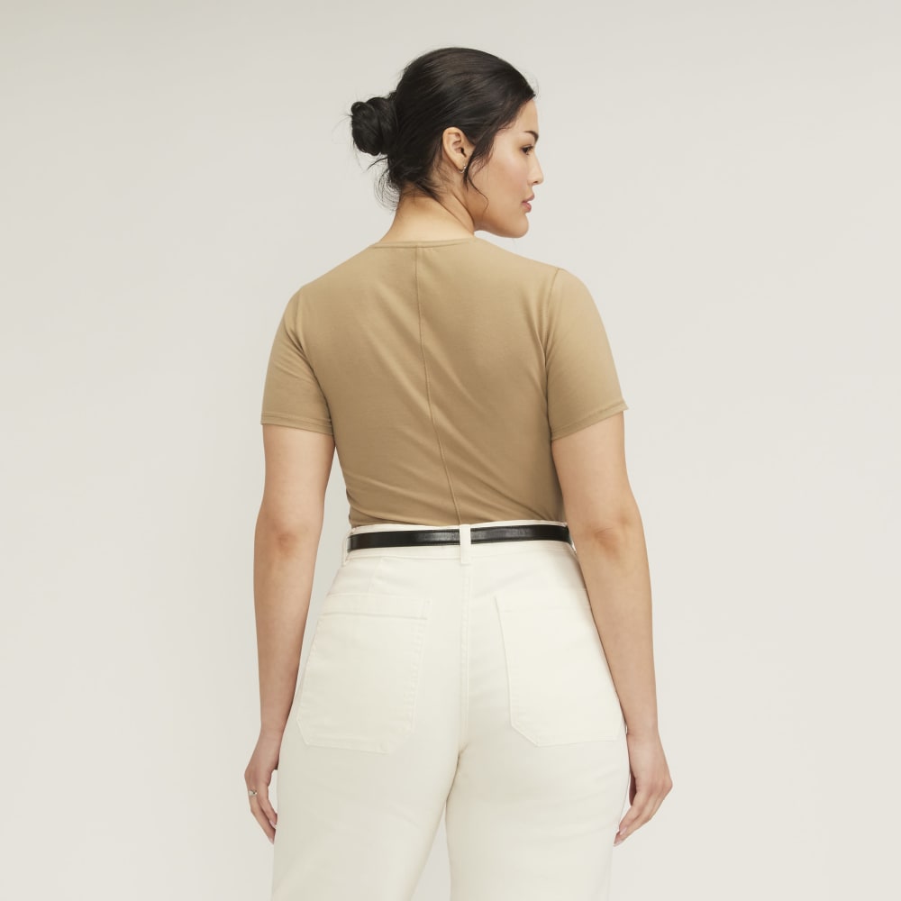 The Supima® Form Crew Neck Tee | Tiger's Eye