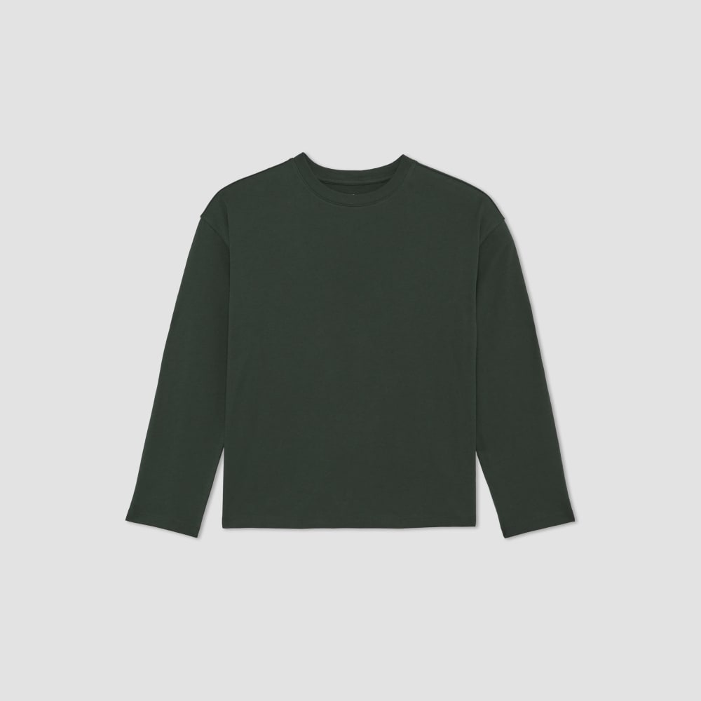 The Organic Cotton Relaxed Long Sleeve Tee | Scarab