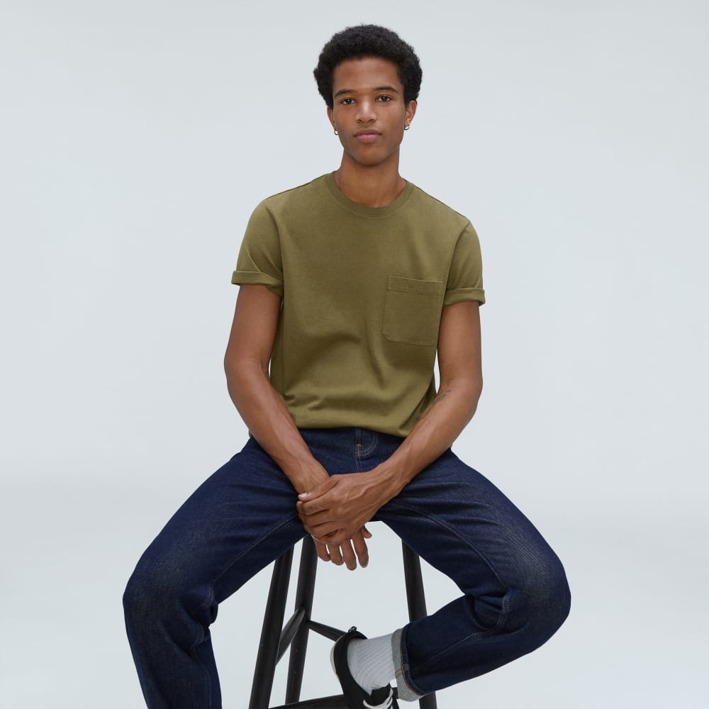 The Premium-Weight Pocket Tee | Uniform | Olive