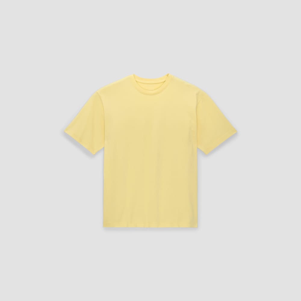 The Premium-Weight Relaxed Crew | Uniform | Pale Yellow