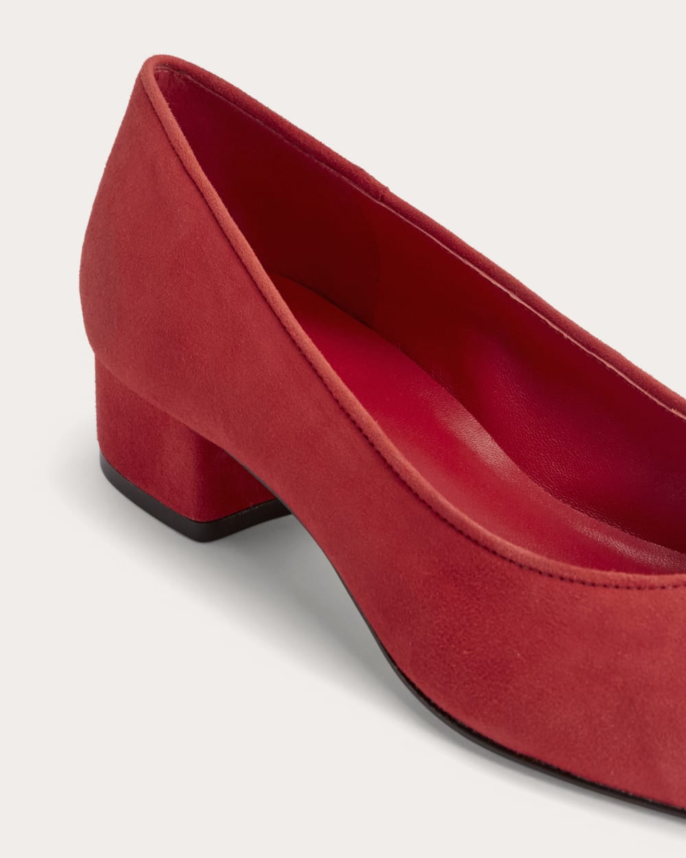 The Ballet Pump | Classic Red Suede