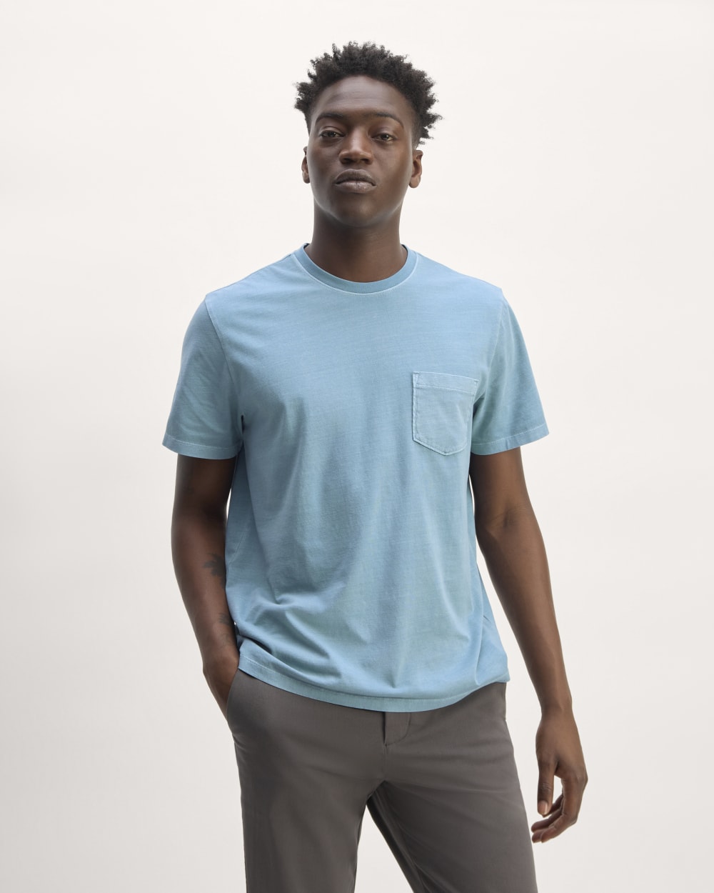 The Essential Organic Garment-Dyed Crew | Spring Lake