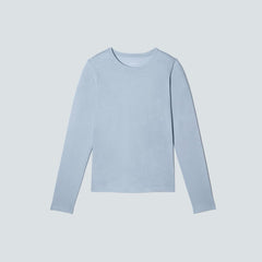 The Organic Cotton Long-Sleeve Crew | Mist