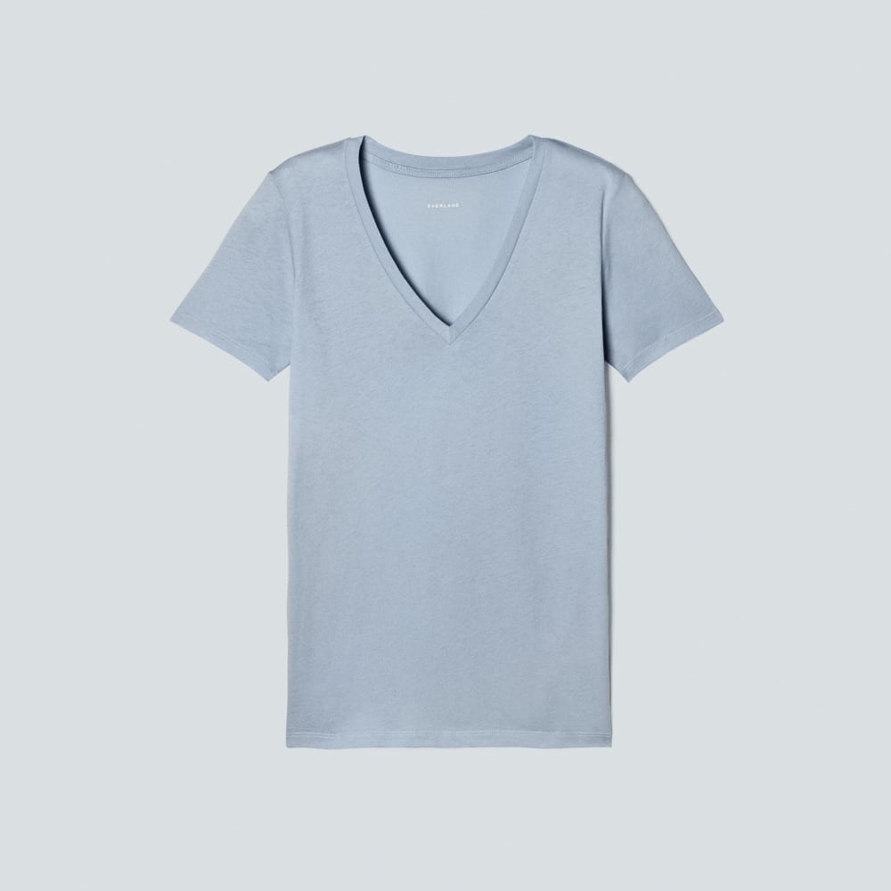The Organic Cotton V-Neck | Mist