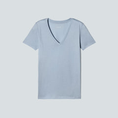 The Organic Cotton V-Neck | Mist