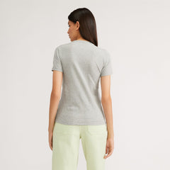 The Organic Cotton Crew Tee |  Heathered Grey