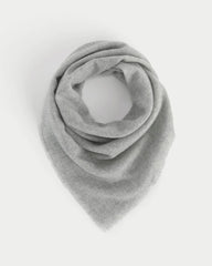The Feather Cashmere Bandana | Heathered Grey