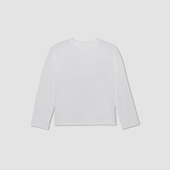 The Organic Cotton Relaxed Long Sleeve Tee | White