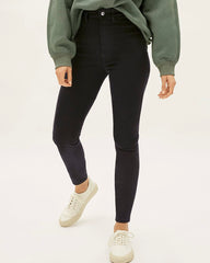 The Way-High® Clean Front Skinny Jean  | Black | 28.5” Inseam